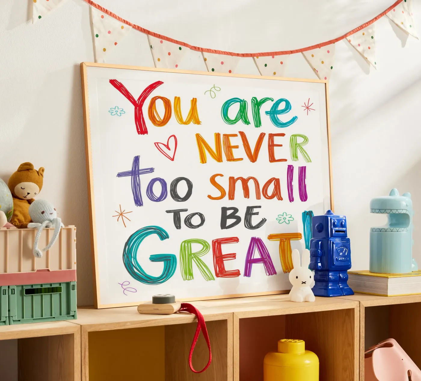 Be great! poster by Ohkimiko