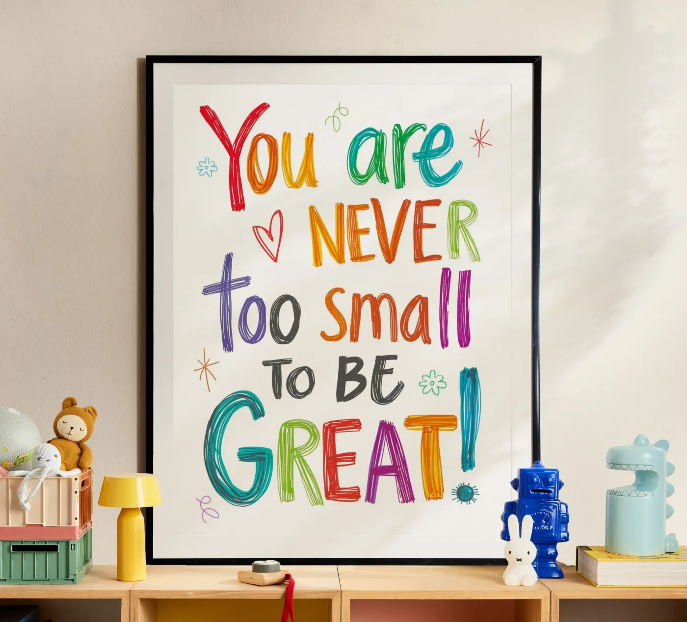 Be great! poster by Ohkimiko