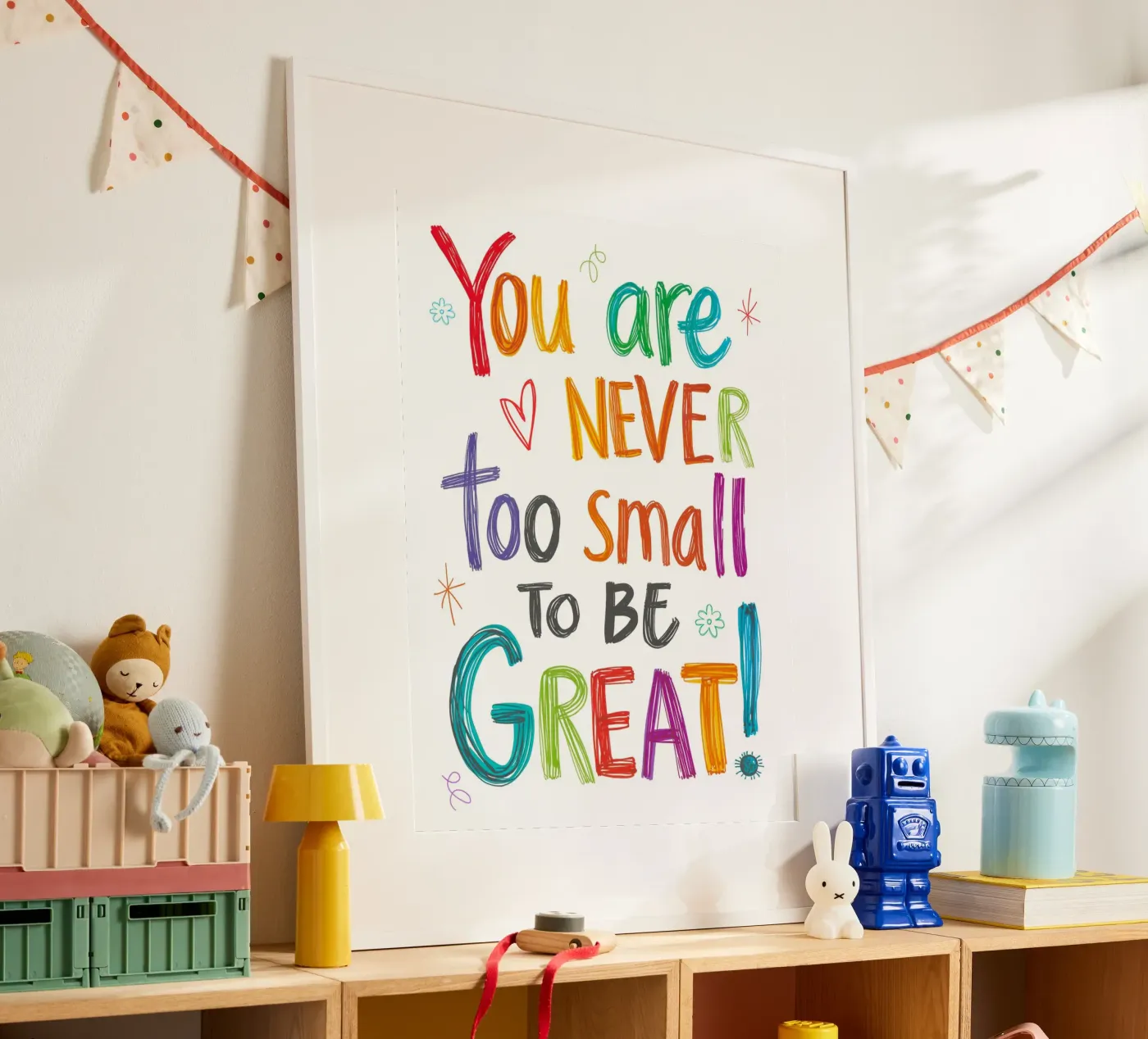 Be great! poster by Ohkimiko