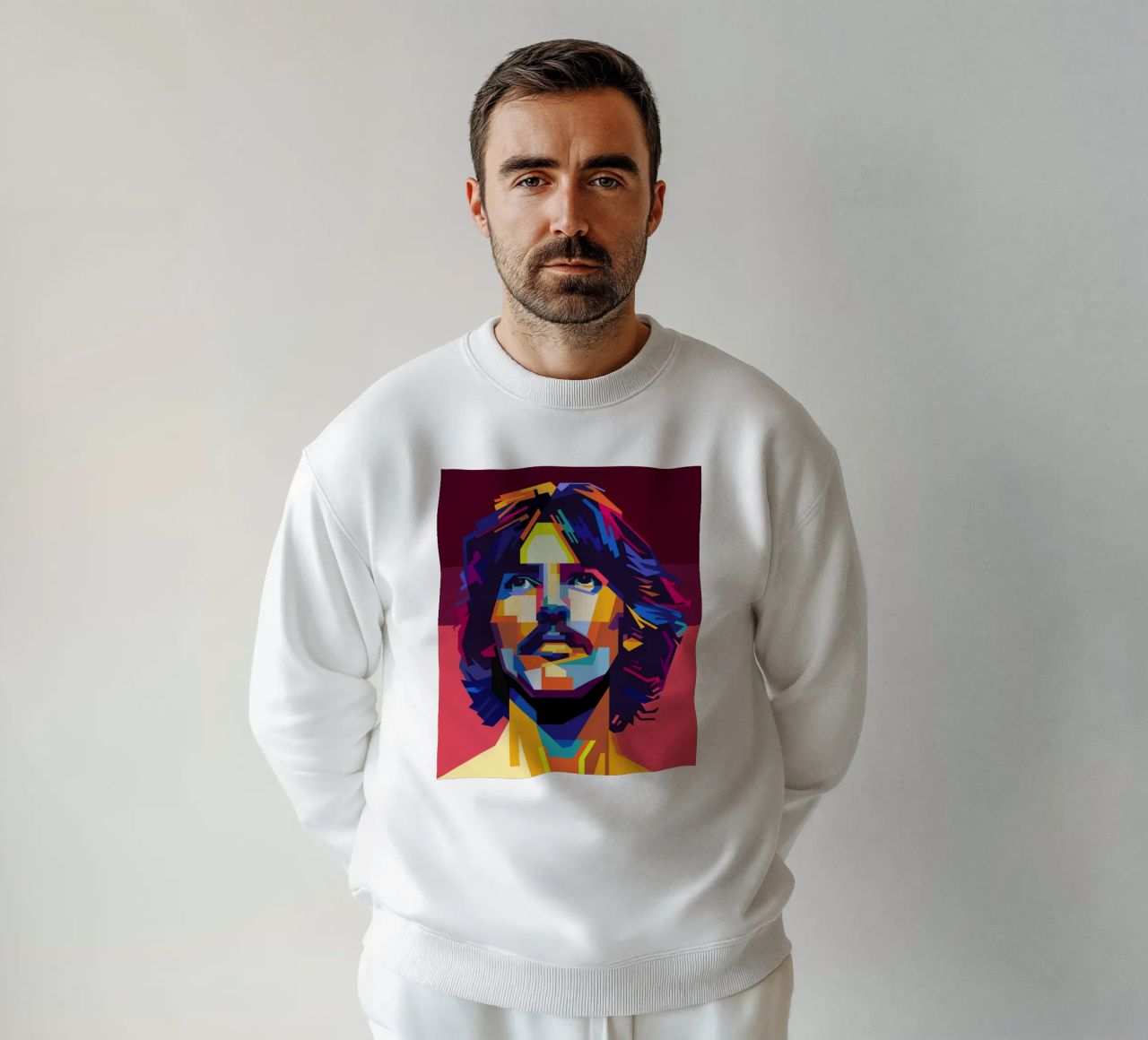 George Harrison Popart WPAP felpa da KP Artwork
