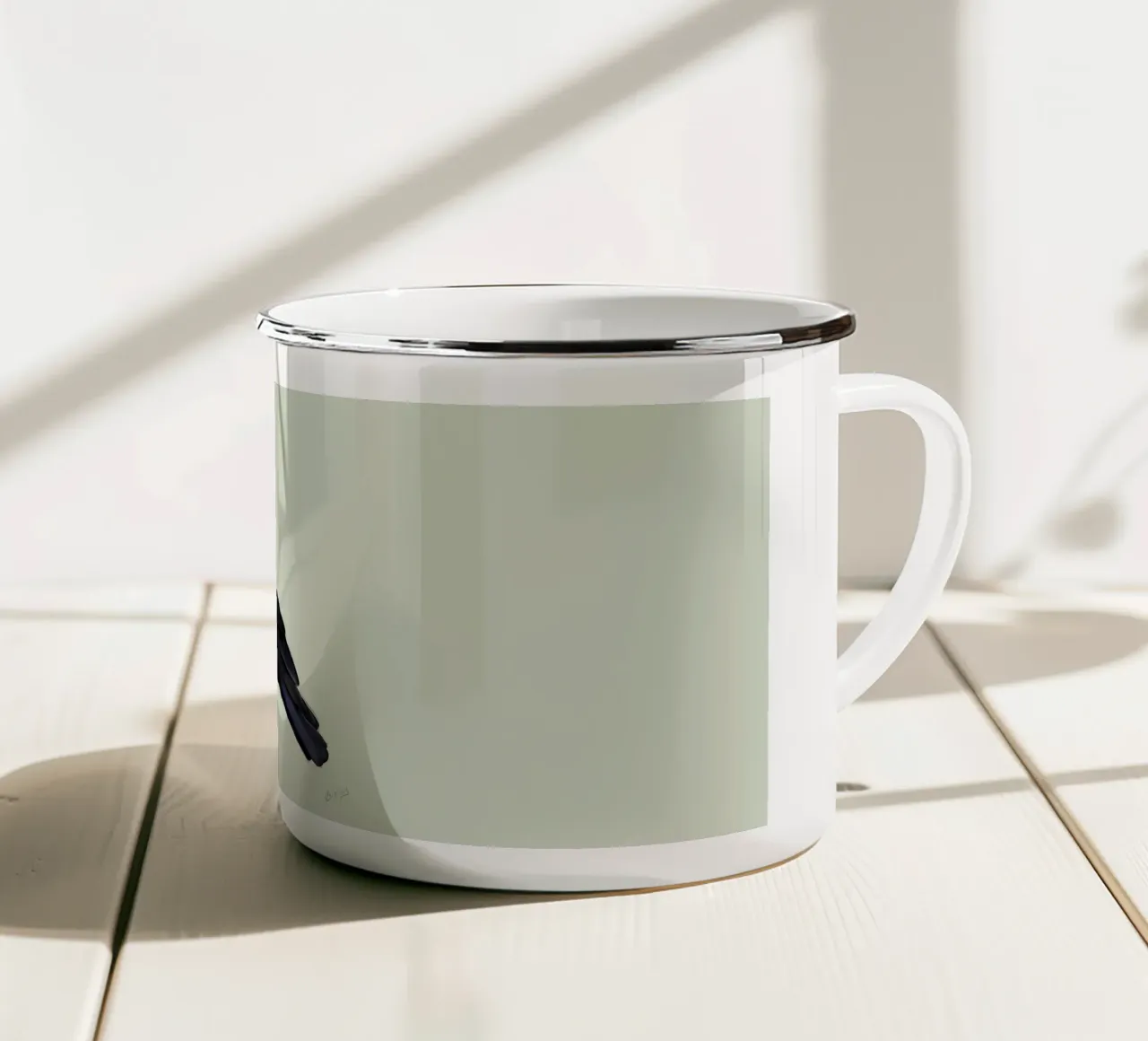 Taccola, ritratto di un bellissimo uccello tazza in smalto da Bwiser