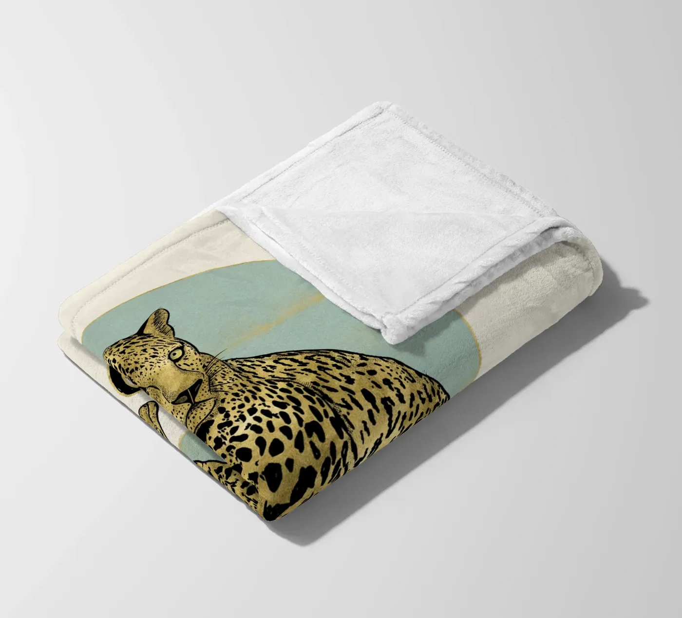 Leopard. Wild Thing. Fleecedecke von CalliLetters