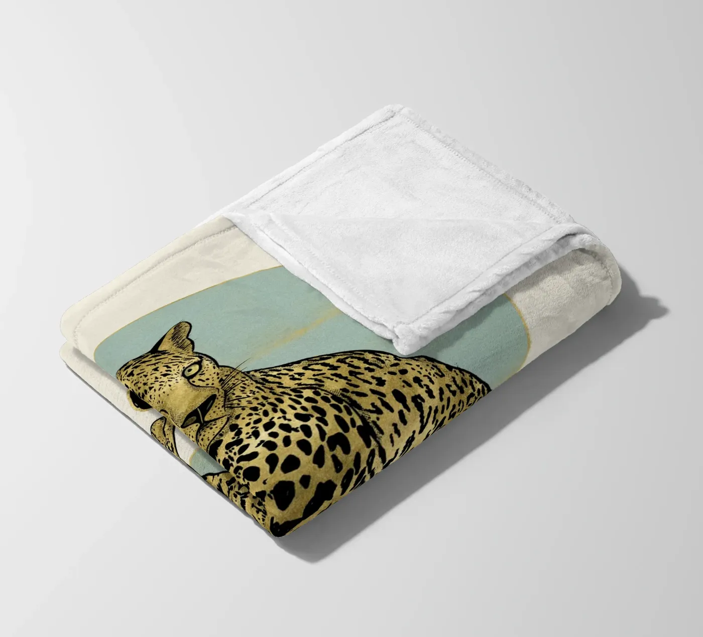 Leopard. Wild Thing. Fleecedecke von CalliLetters