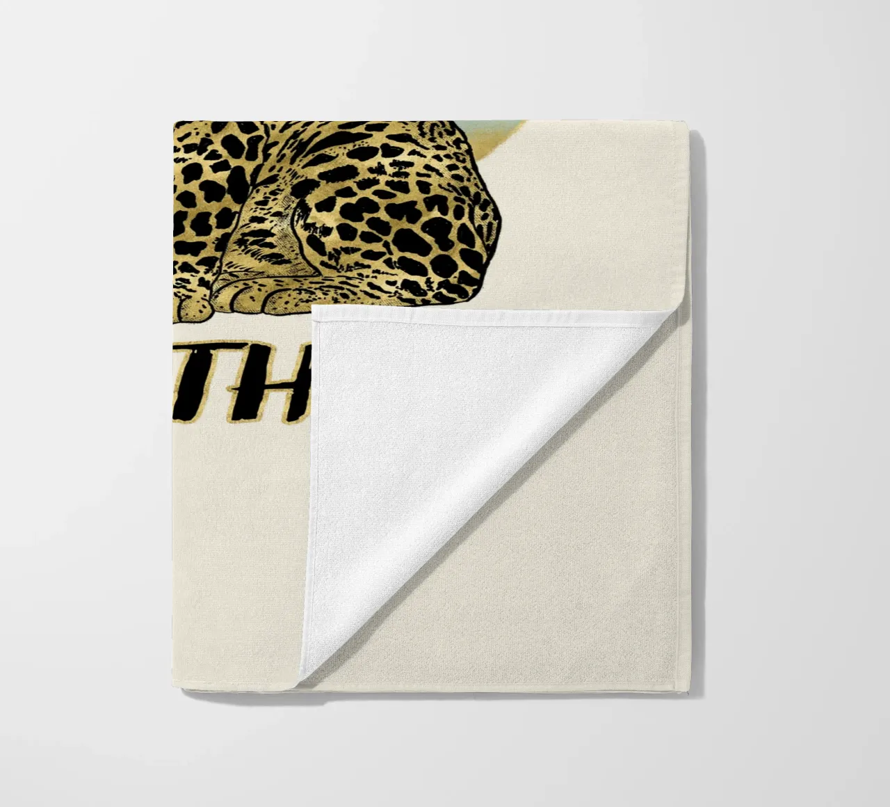 Leopardo. Wild Thing. telo mare da CalliLetters