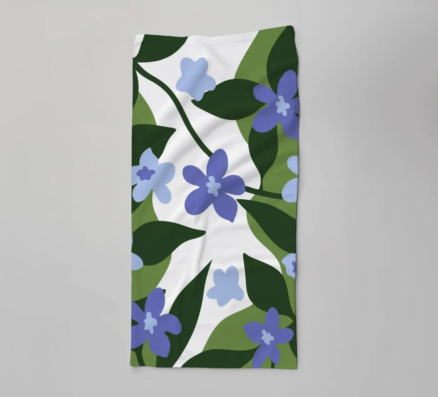Blue Flower Pattern towel by SPECIAL FLOWER PATTERNS
