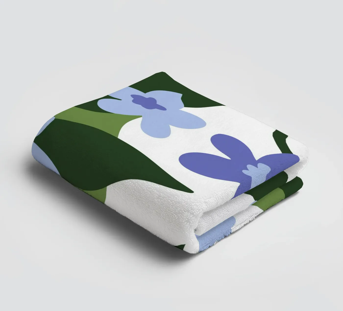 Blue Flower Pattern towel by SPECIAL FLOWER PATTERNS