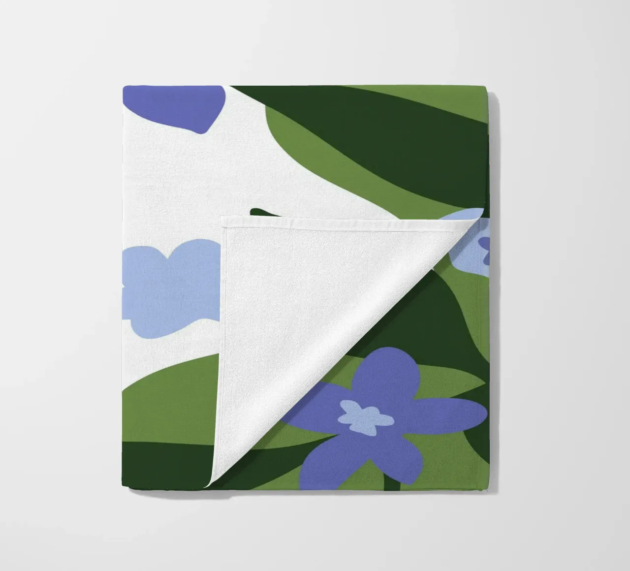 Modello a fiori blu telo mare da SPECIAL FLOWER PATTERNS