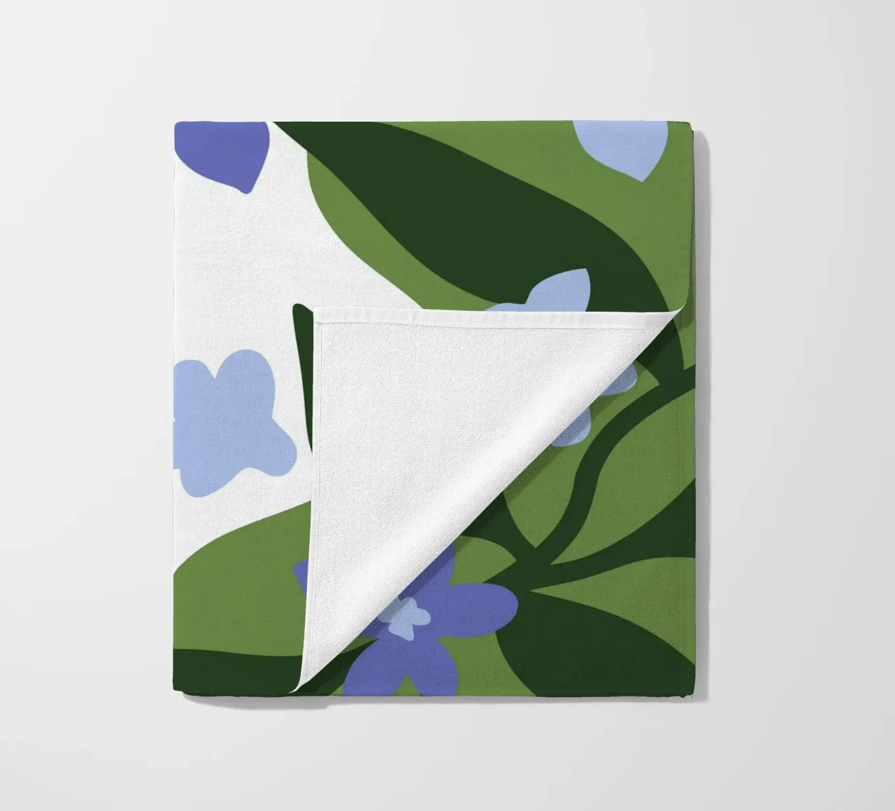 Modello a fiori blu telo mare da SPECIAL FLOWER PATTERNS