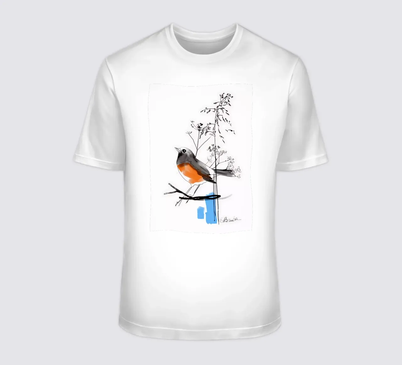 Birdie t-shirt by SaraRosenbaum