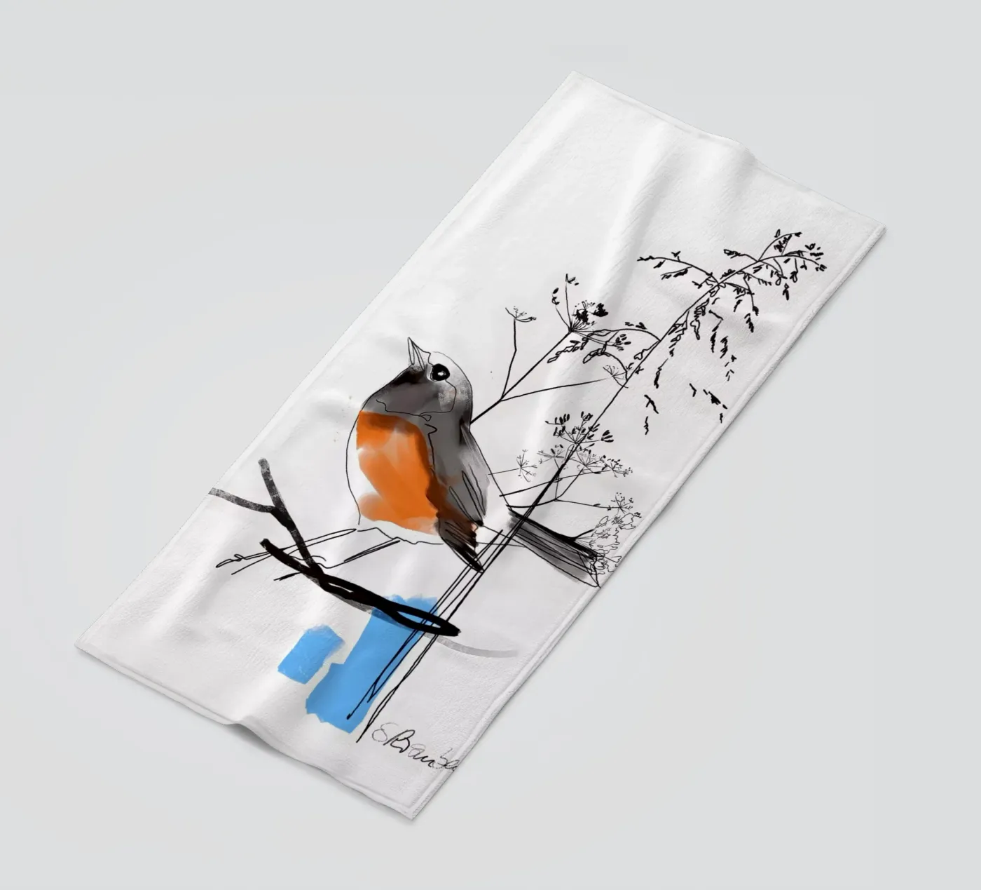 Uccellino telo mare da SaraRosenbaum