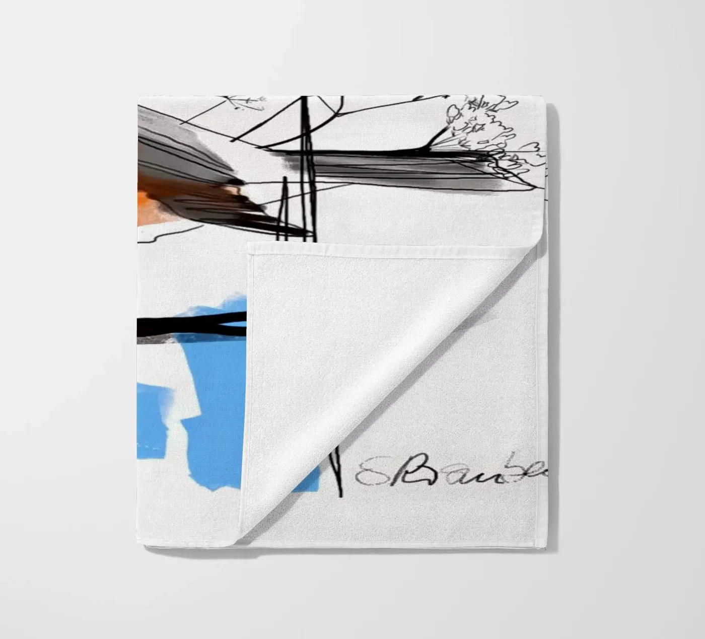 Uccellino telo mare da SaraRosenbaum