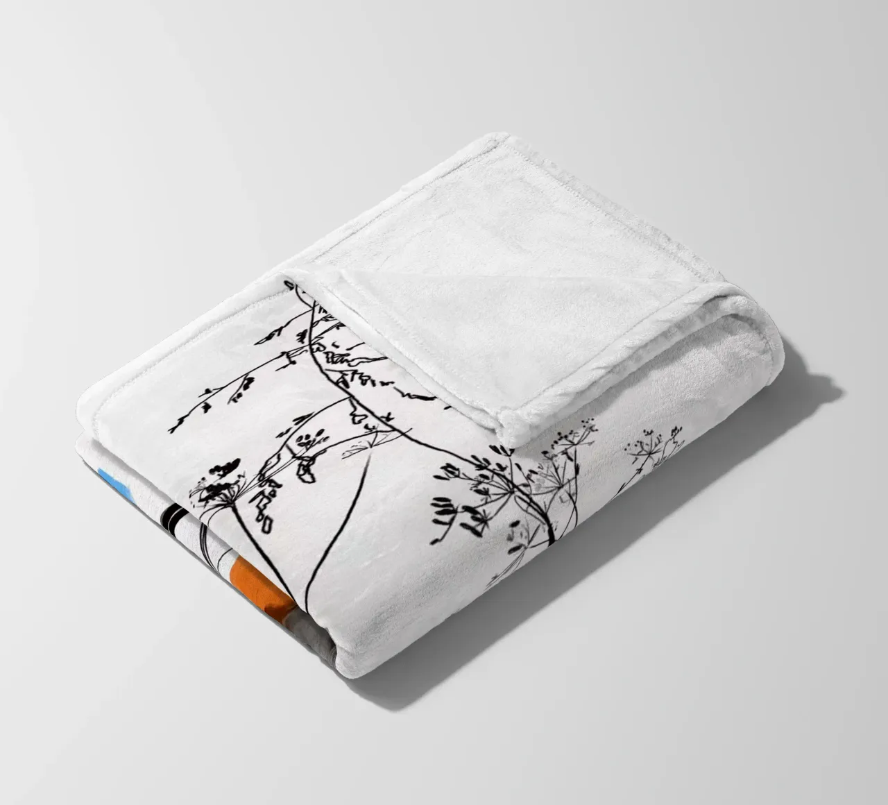 Birdie fleece blanket by SaraRosenbaum