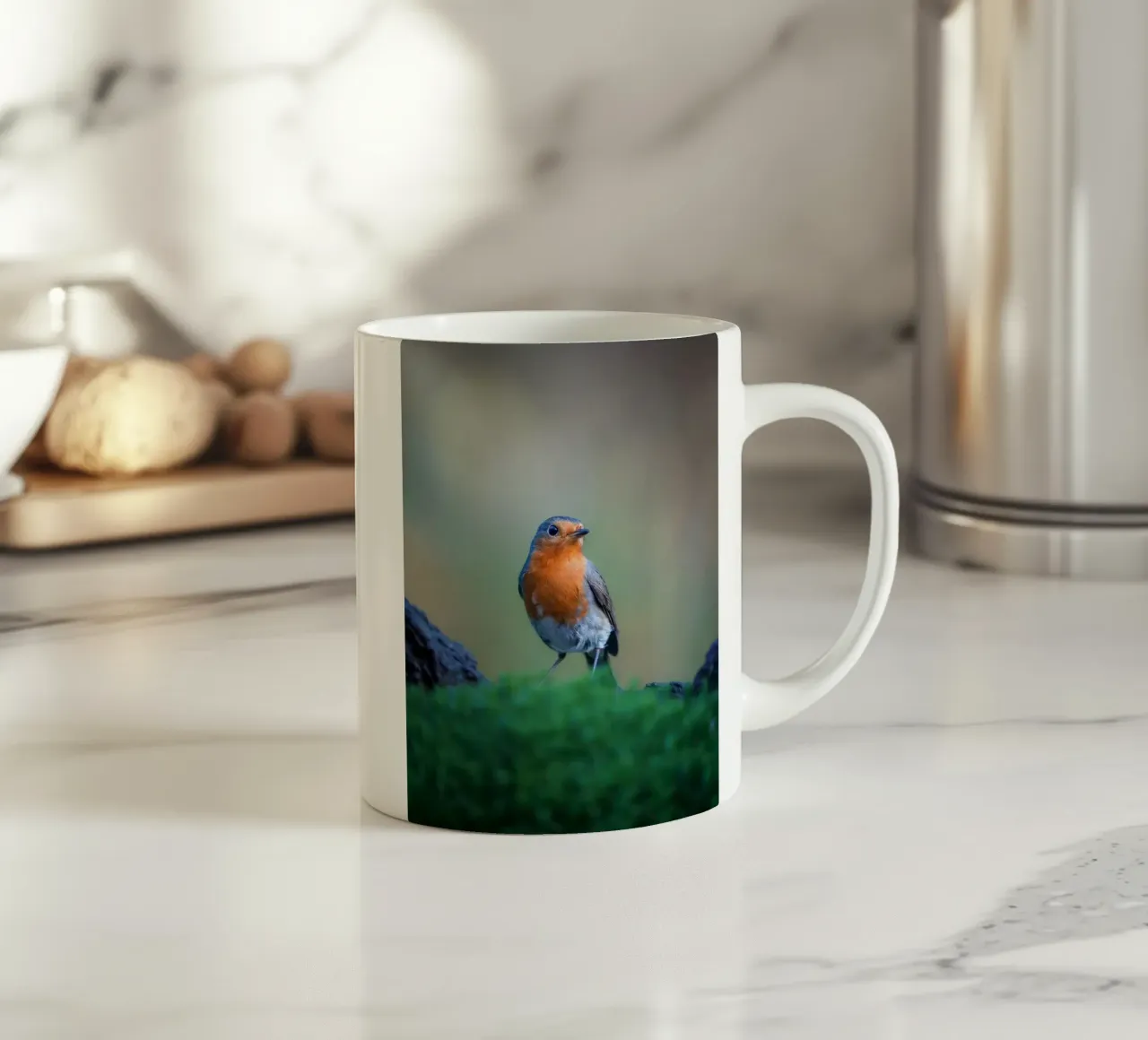 Robin tazza in ceramica da Tom's Wildlife