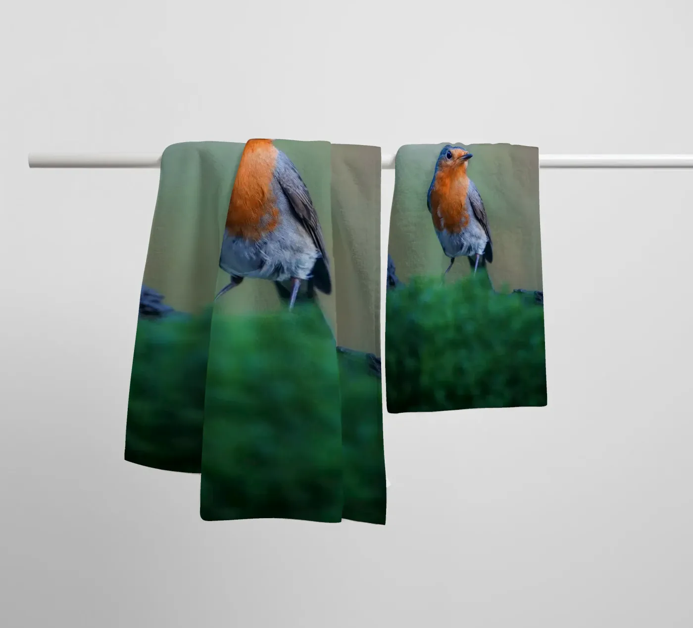 Robin towel by Tom's Wildlife