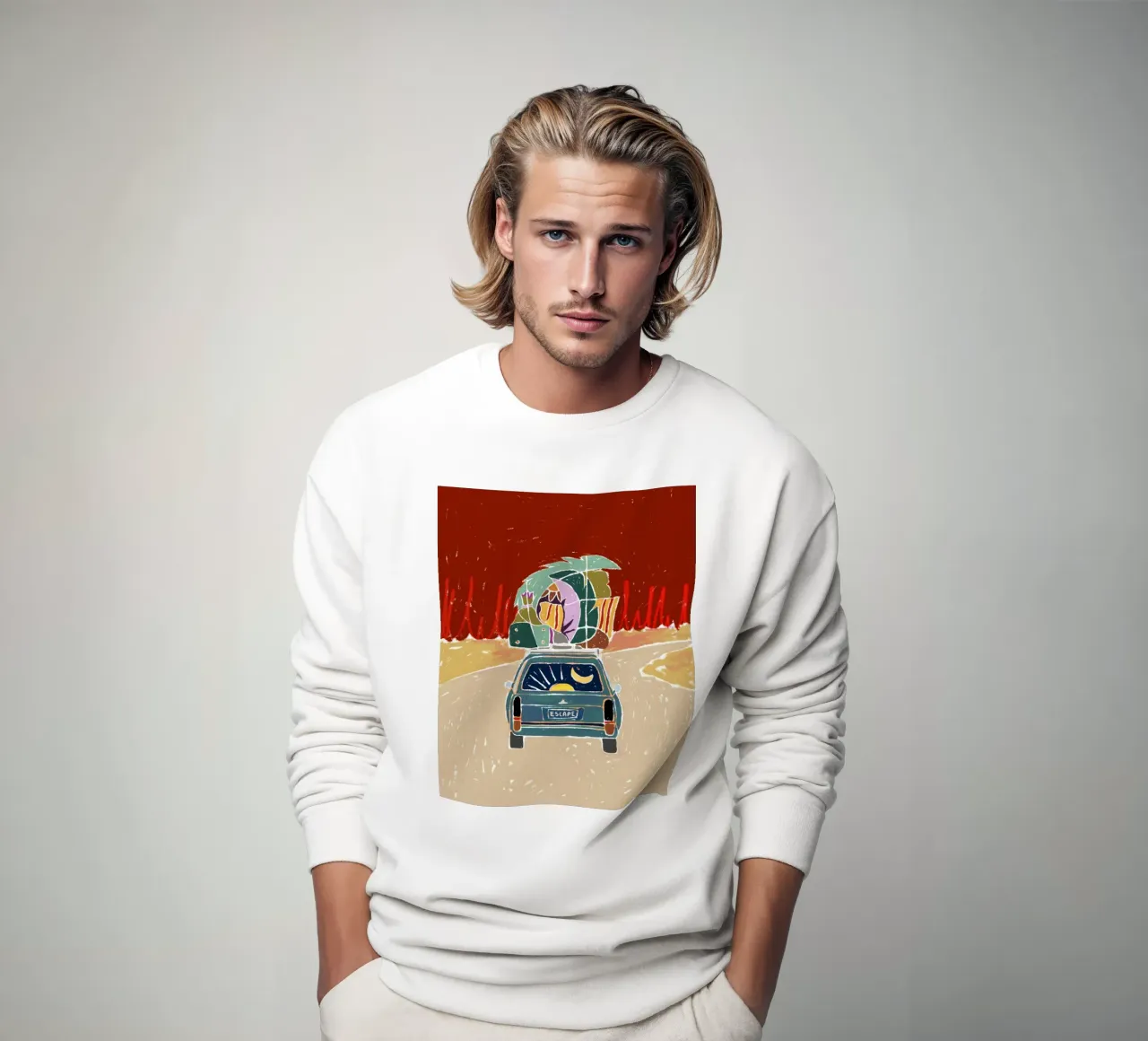 Fare i bagagli e fuggire felpa da 83oranges