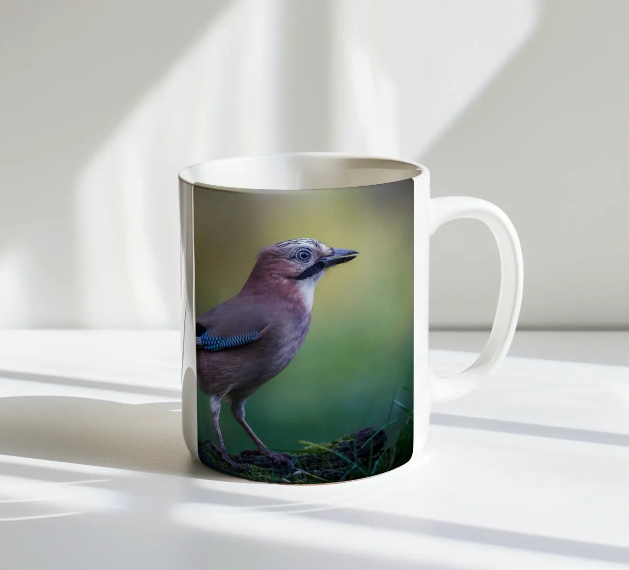 Jay ceramic mug by Tom's Wildlife