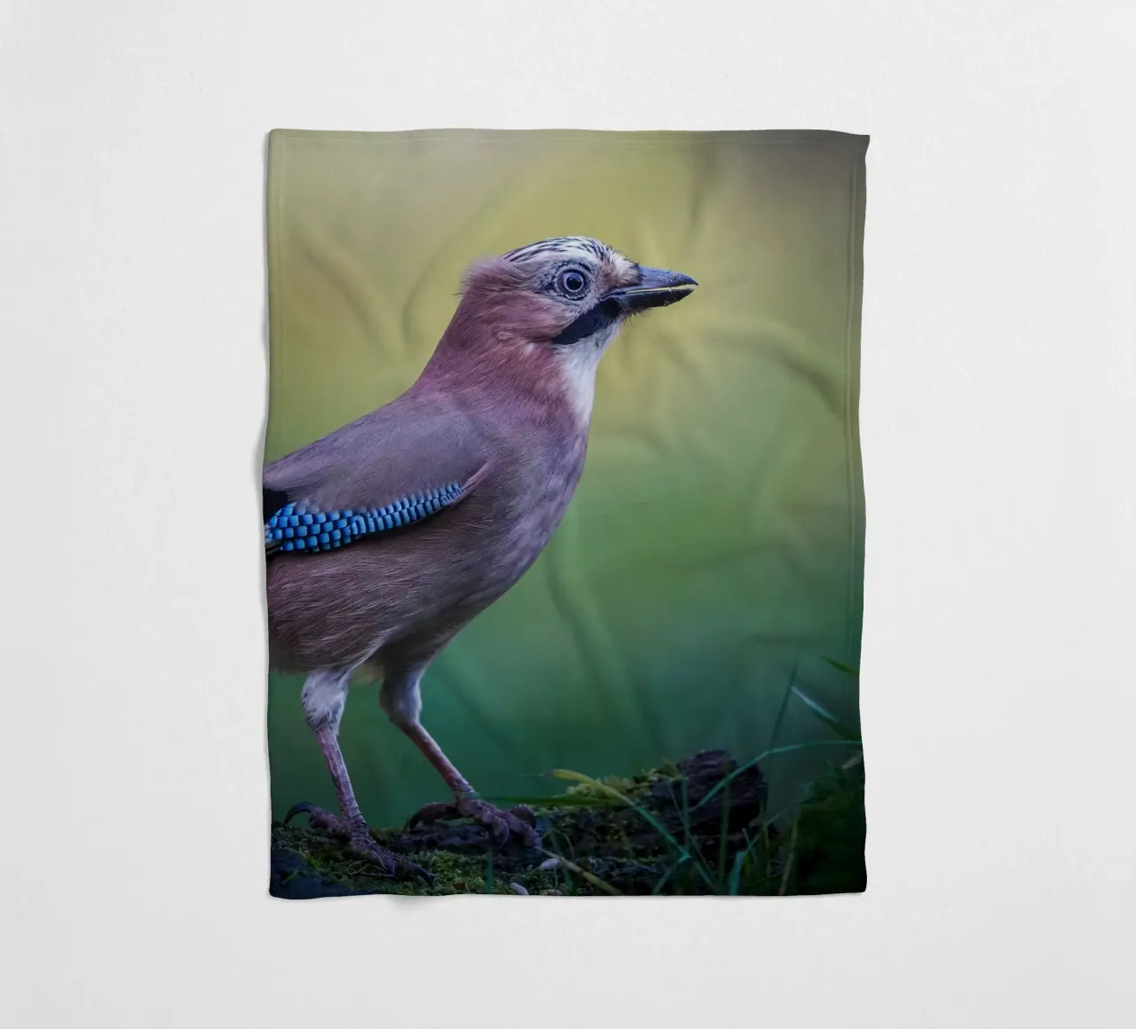 Jay fleece blanket by Tom's Wildlife