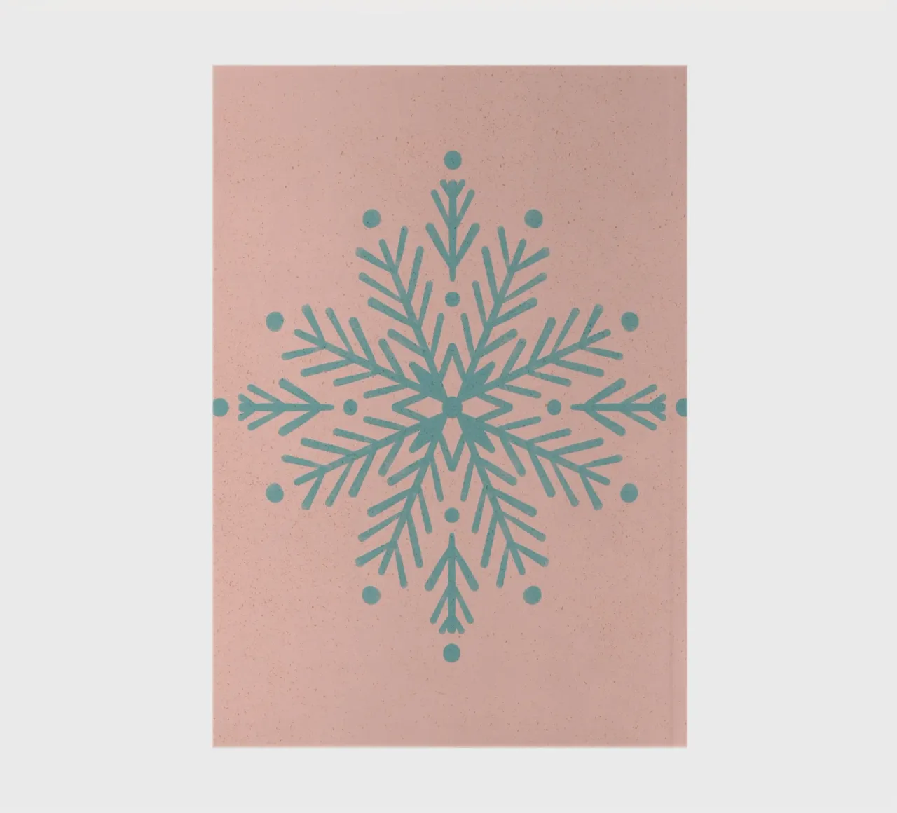 Snowflake 1 notebook by Wackapacka Holiday Shop