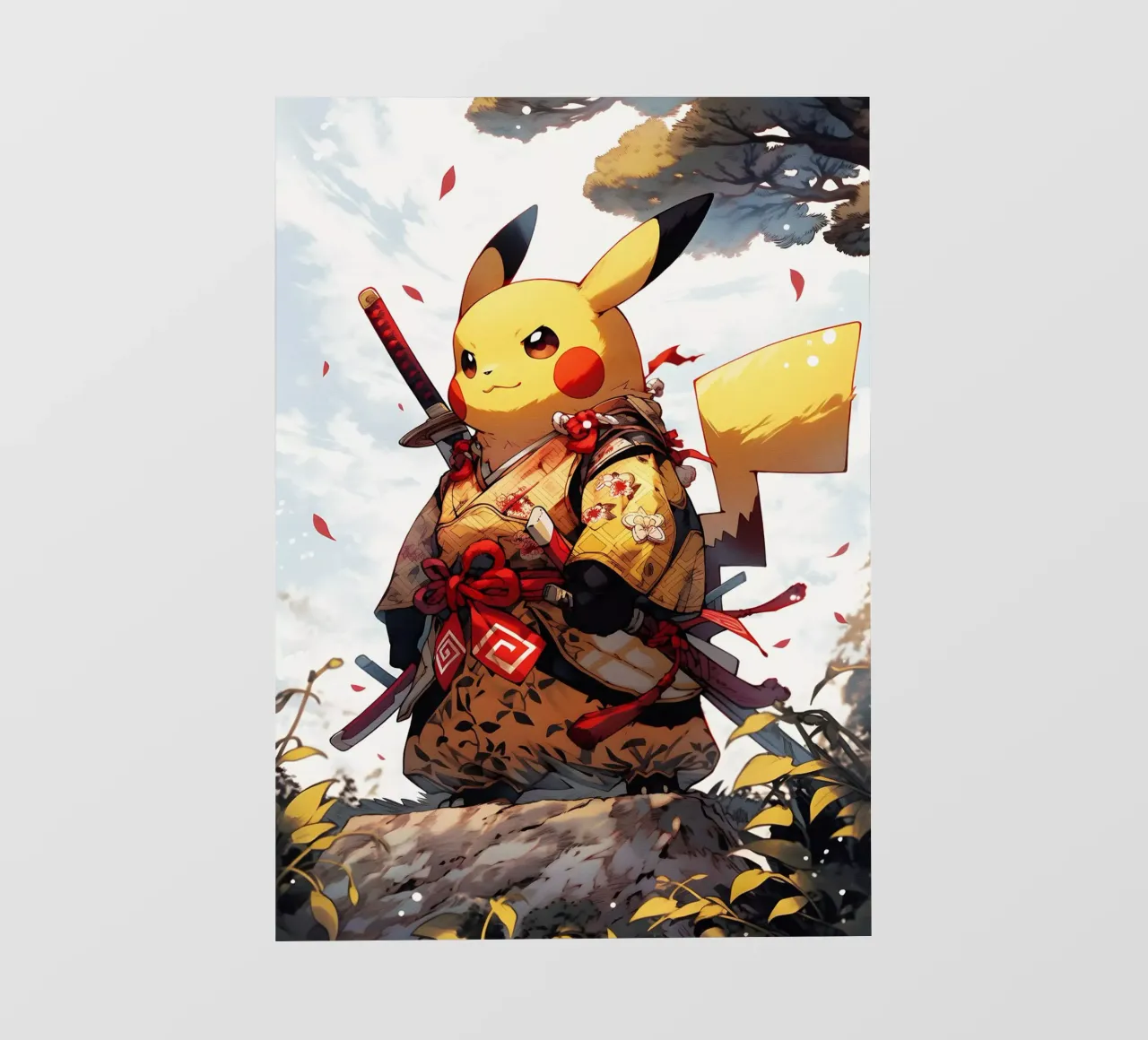 Pikachu Pokemon Samurai telo in pvc da CreativeStudio
