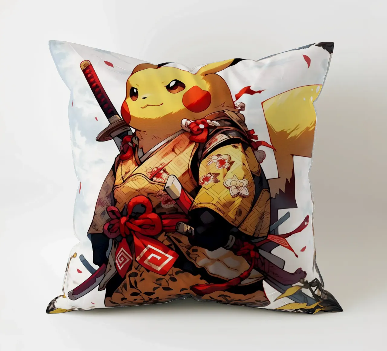 Pikachu Pokemon Samurai cuscino da CreativeStudio