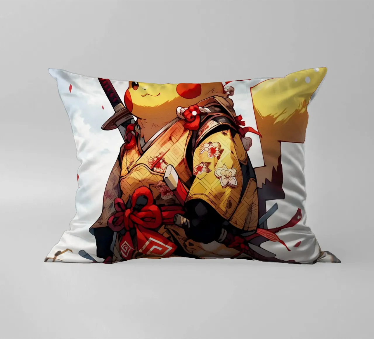 Pikachu Pokemon Samurai cuscino da CreativeStudio