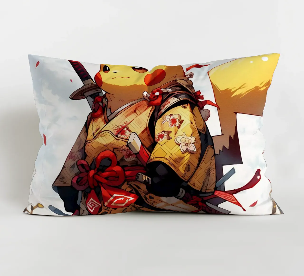 Pikachu Pokemon Samurai cuscino da CreativeStudio