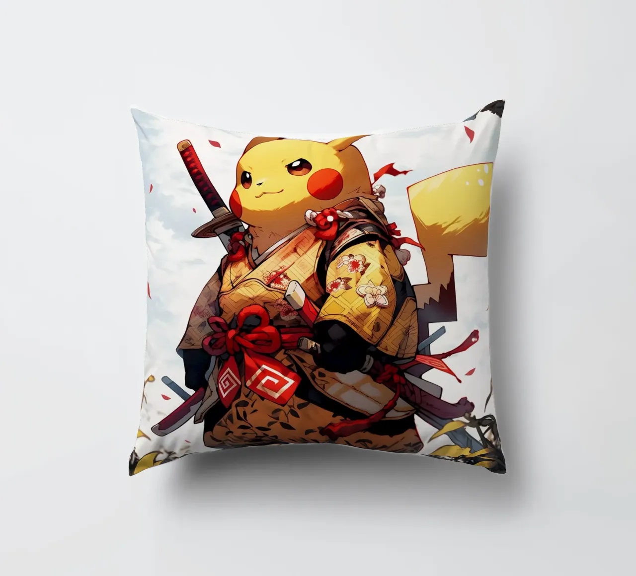 Pikachu Pokemon Samurai cuscino da CreativeStudio