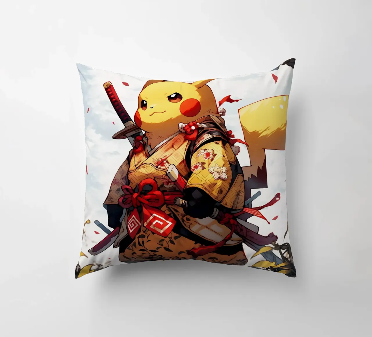 Pikachu Pokemon Samurai cuscino da CreativeStudio