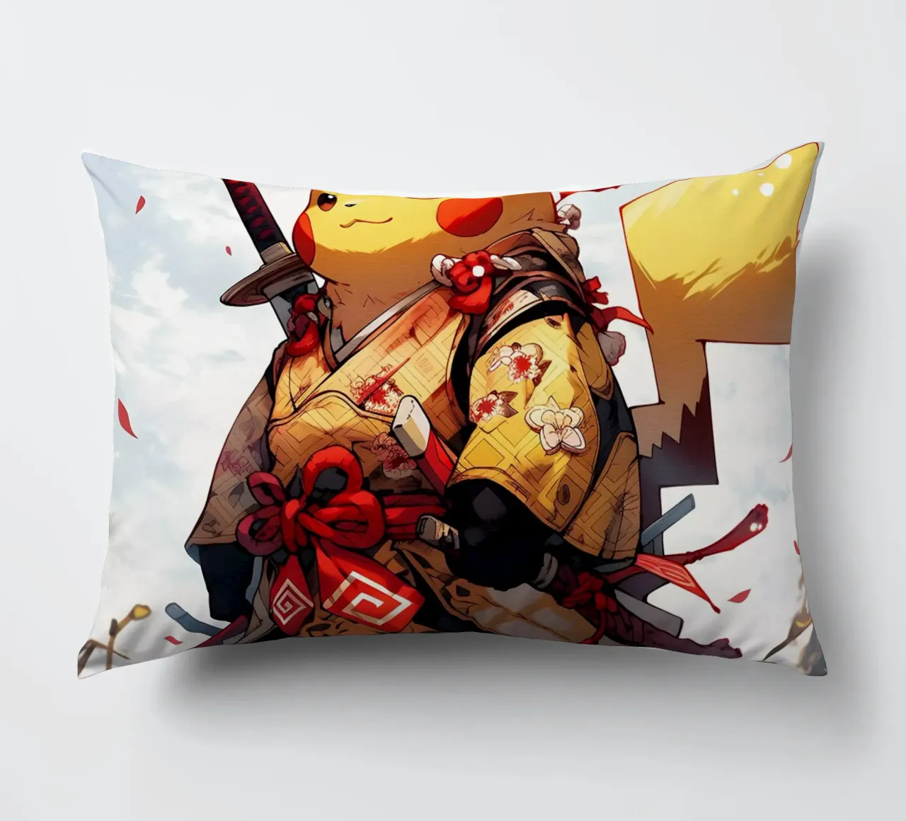 Pikachu Pokemon Samurai cuscino da CreativeStudio