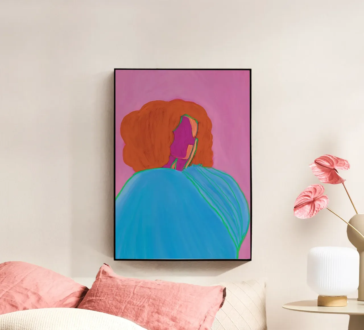 La camicetta blu plexiglass da tainah negreiros