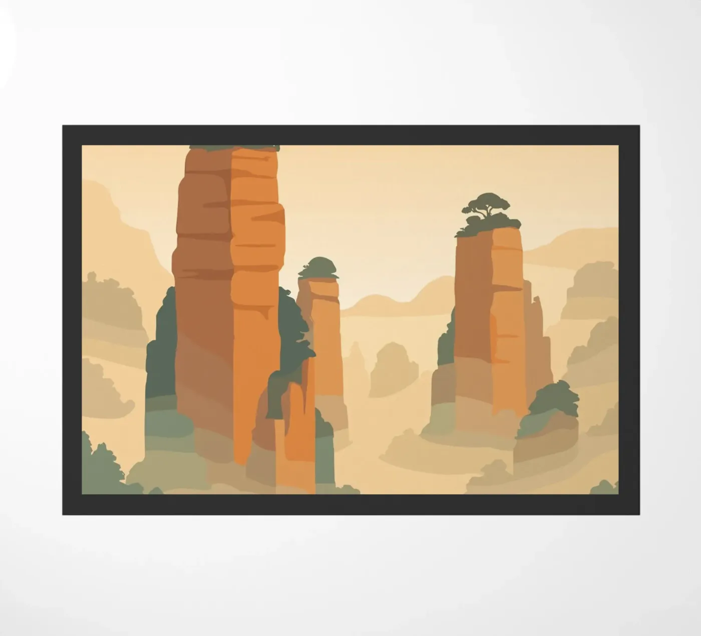 China 2 doormat by minimalist designs