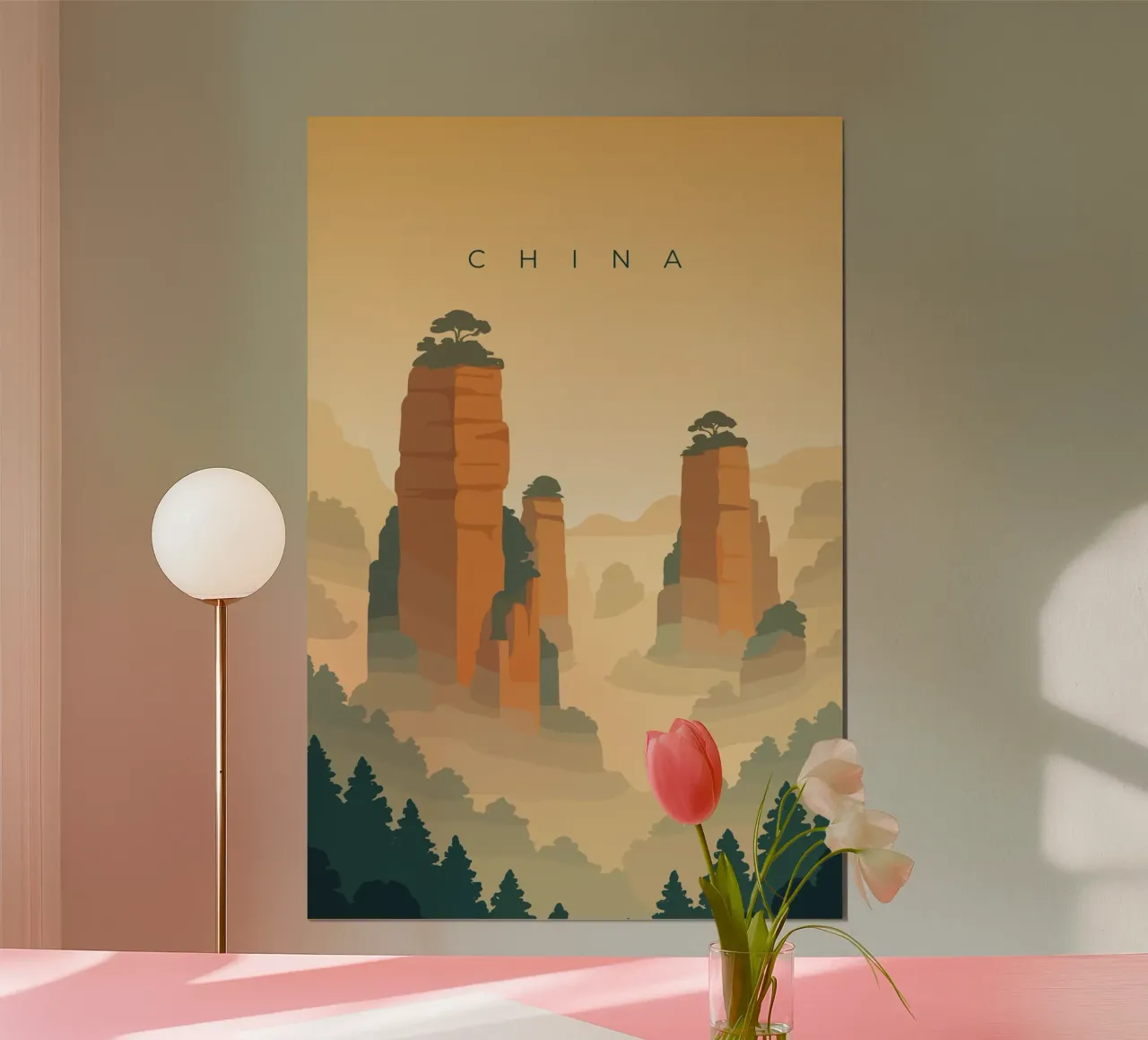China 2 poster da minimalist designs