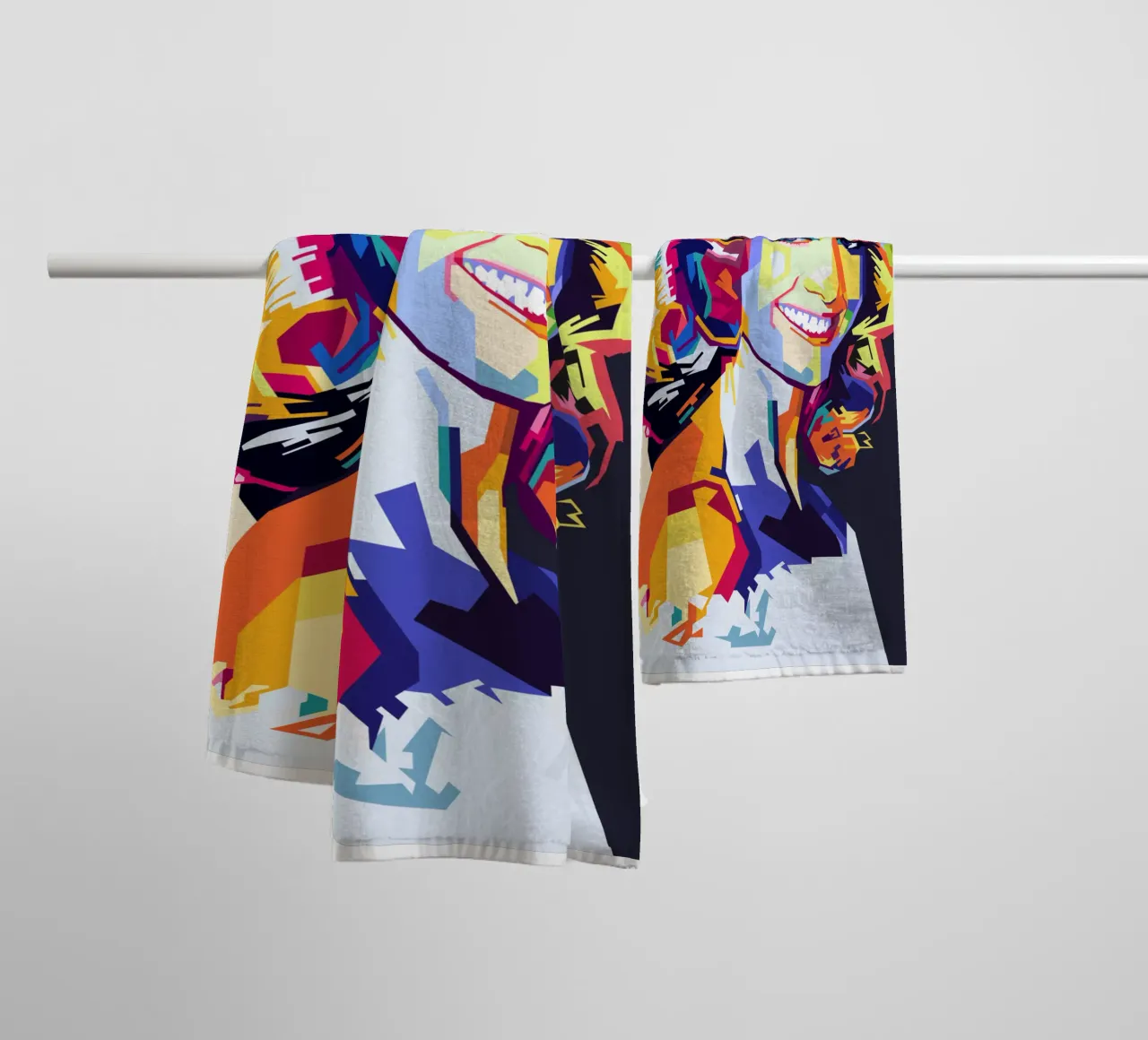 Olivia Newton-John WPAP asciugamano da bagno da KP Artwork