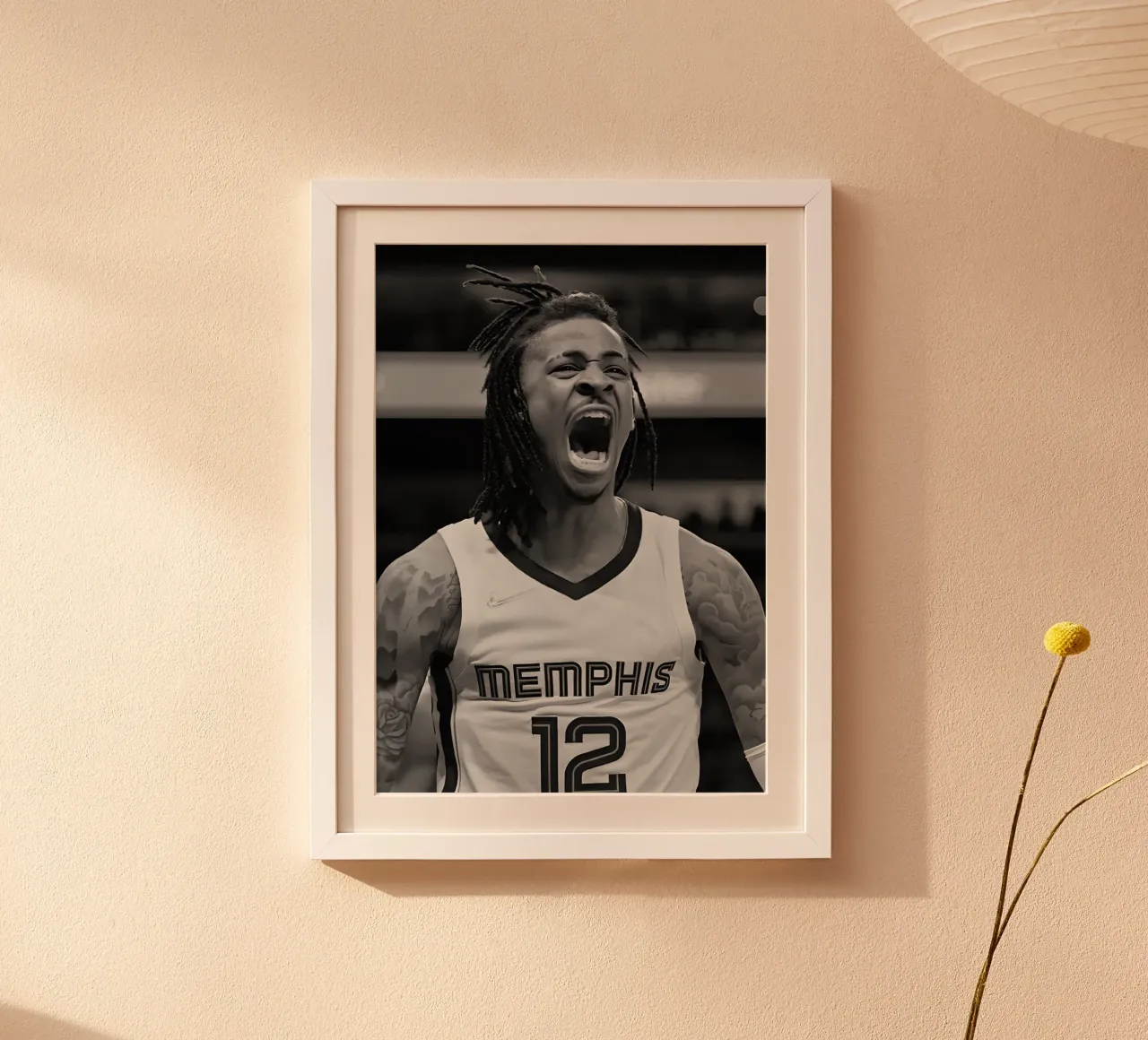 Ja Morant poster da Black White Poster