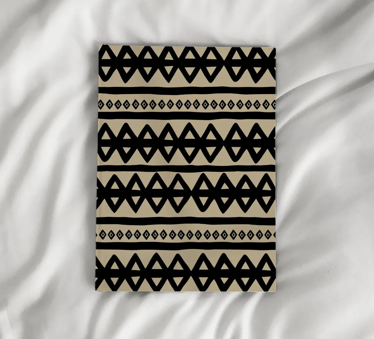 Scandi Design:  Tribal Triangle Pattern notebook by Petra Lang - Design
