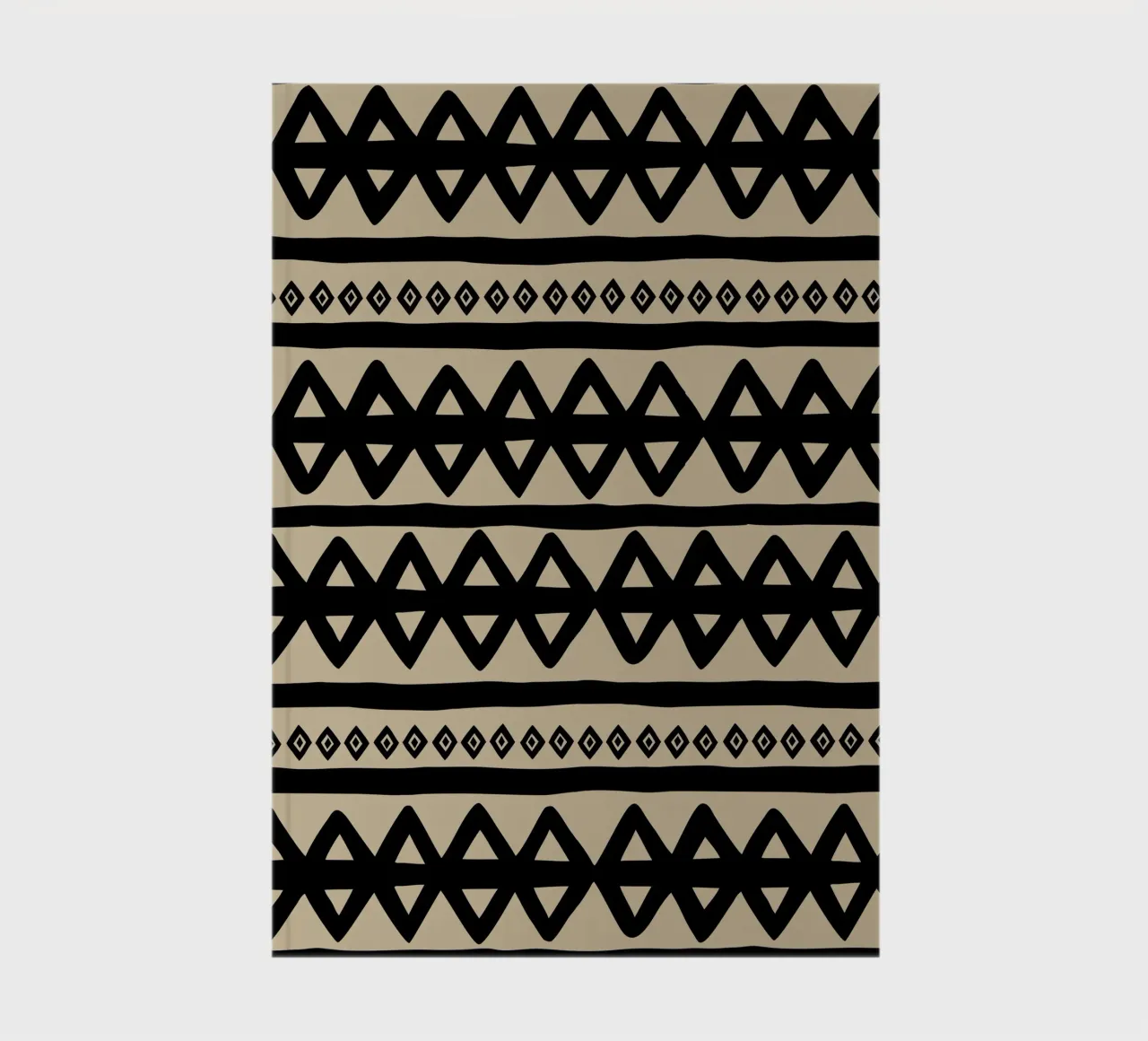 Scandi Design: Tribal Triangle Pattern notebook by Petra Lang - Design