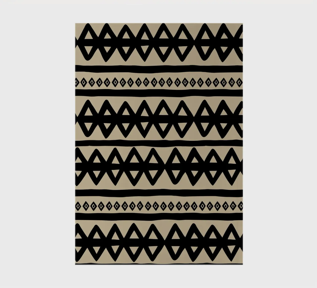 Scandi Design: Tribal Triangle Pattern notebook by Petra Lang - Design