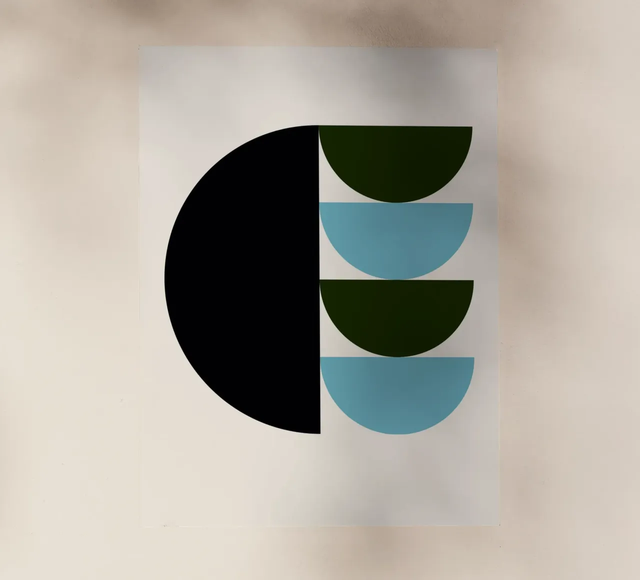 Geo Balance - Forme moderne e minimali pellicola backlit da Cozy Vibes