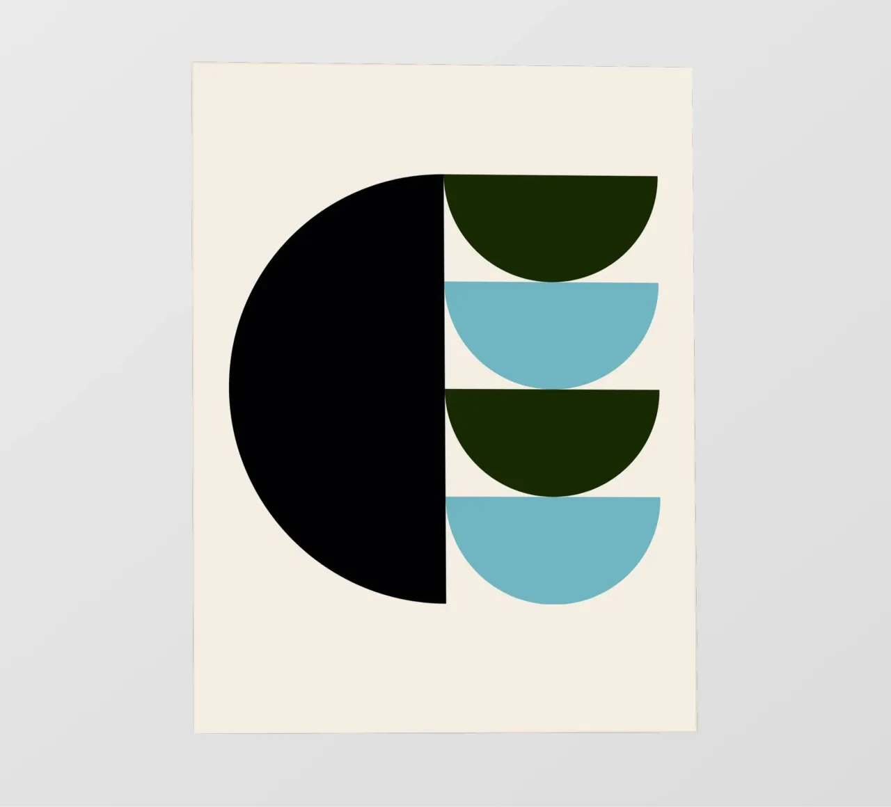 Geo Balance - Forme moderne e minimali pellicola backlit da Cozy Vibes