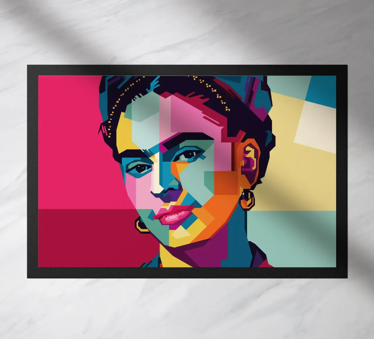 Frida Kahlo Style WPAP zerbino da KP Artwork