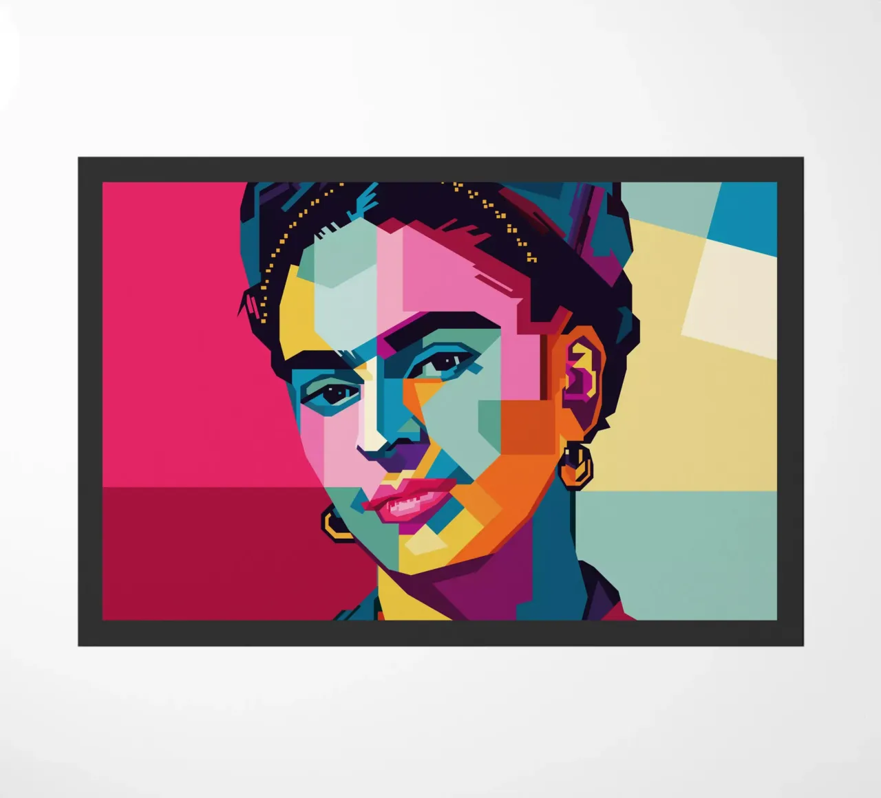 Frida Kahlo Style WPAP zerbino da KP Artwork