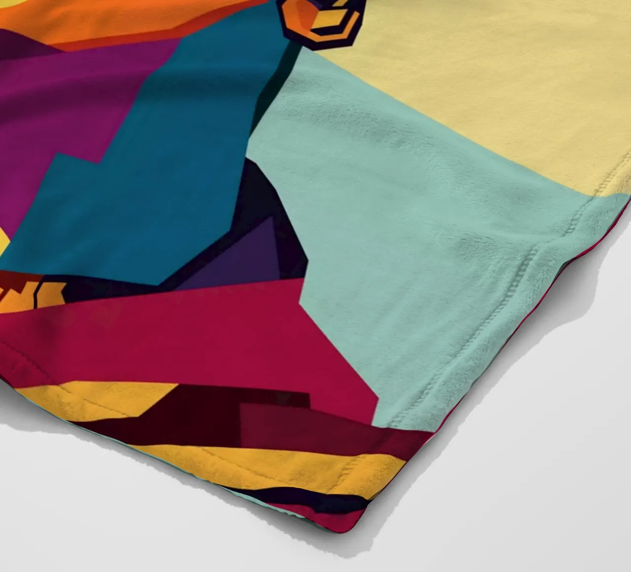 Frida Kahlo Style WPAP coperta in pile da KP Artwork