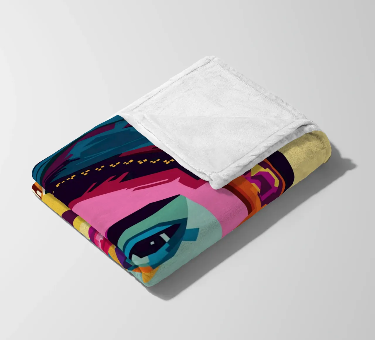 Frida Kahlo Style WPAP coperta in pile da KP Artwork