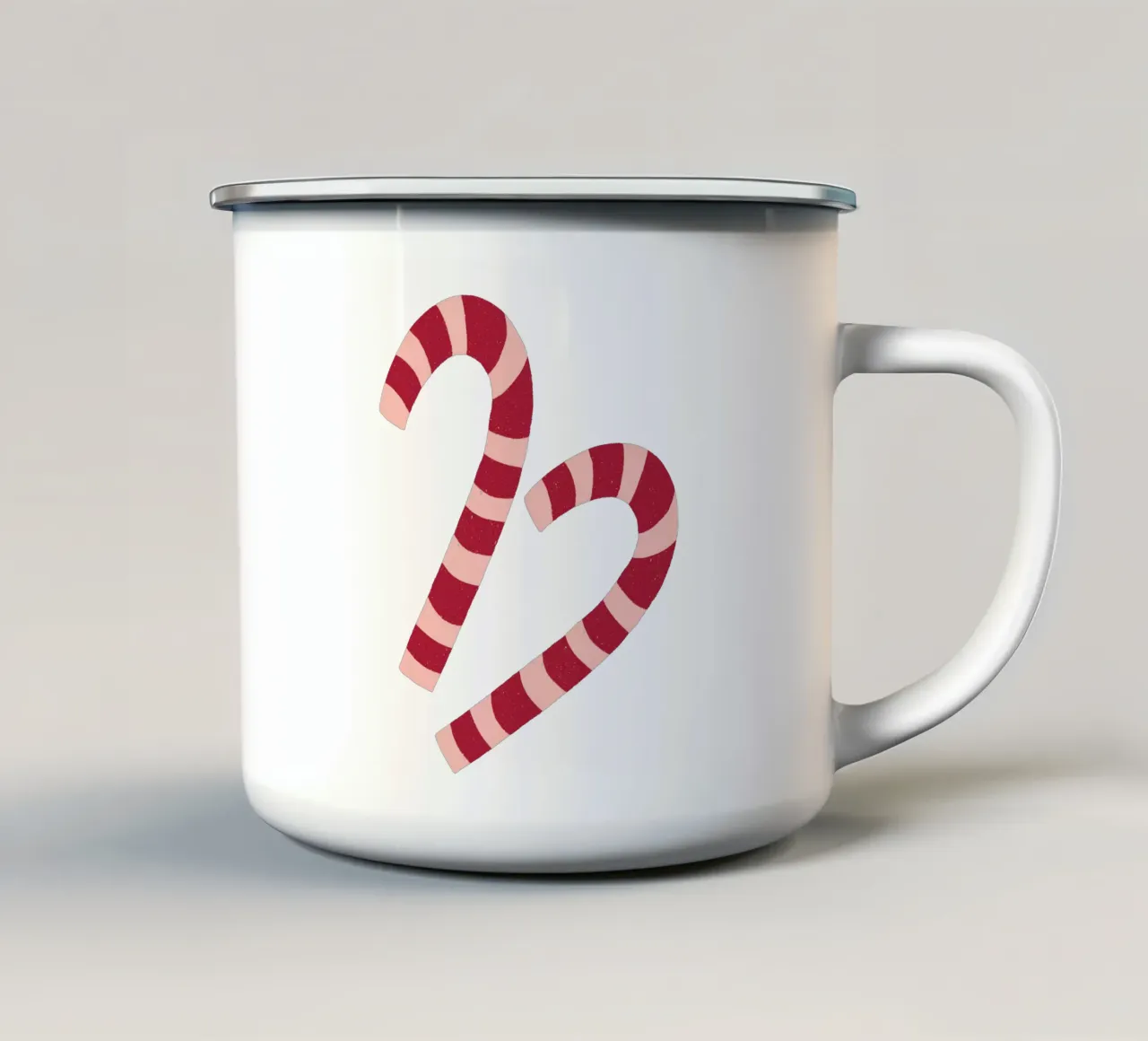 Candycanes tazza in smalto da Wackapacka Holiday Shop