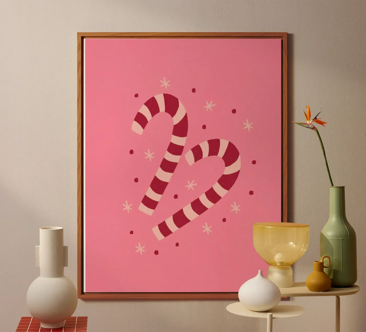 Candycanes Forex-Platte von Wackapacka Holiday Shop