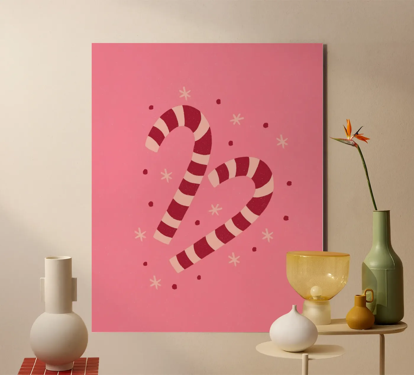 Candycanes Forex-Platte von Wackapacka Holiday Shop