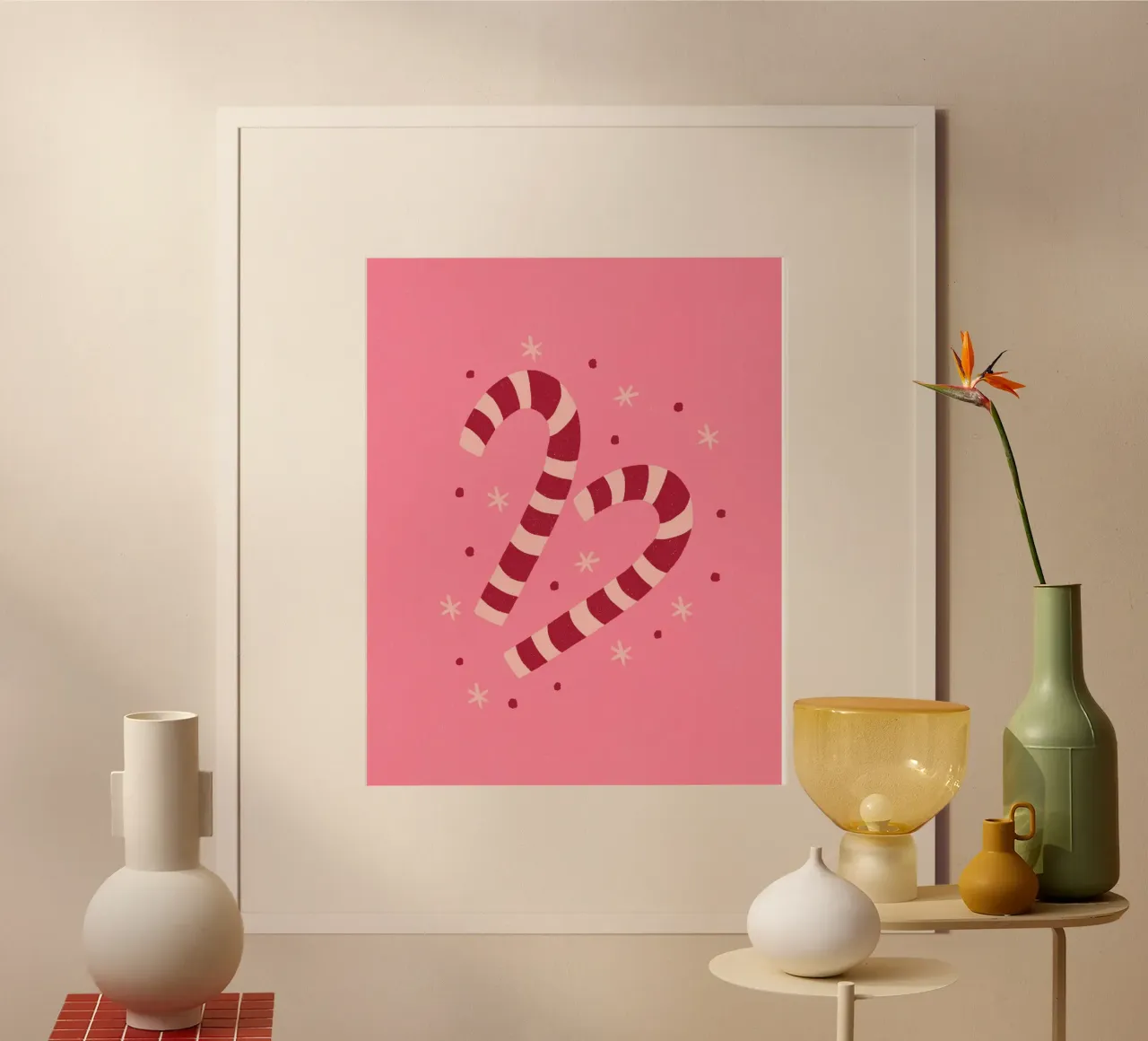 Candycanes poster da Wackapacka Holiday Shop