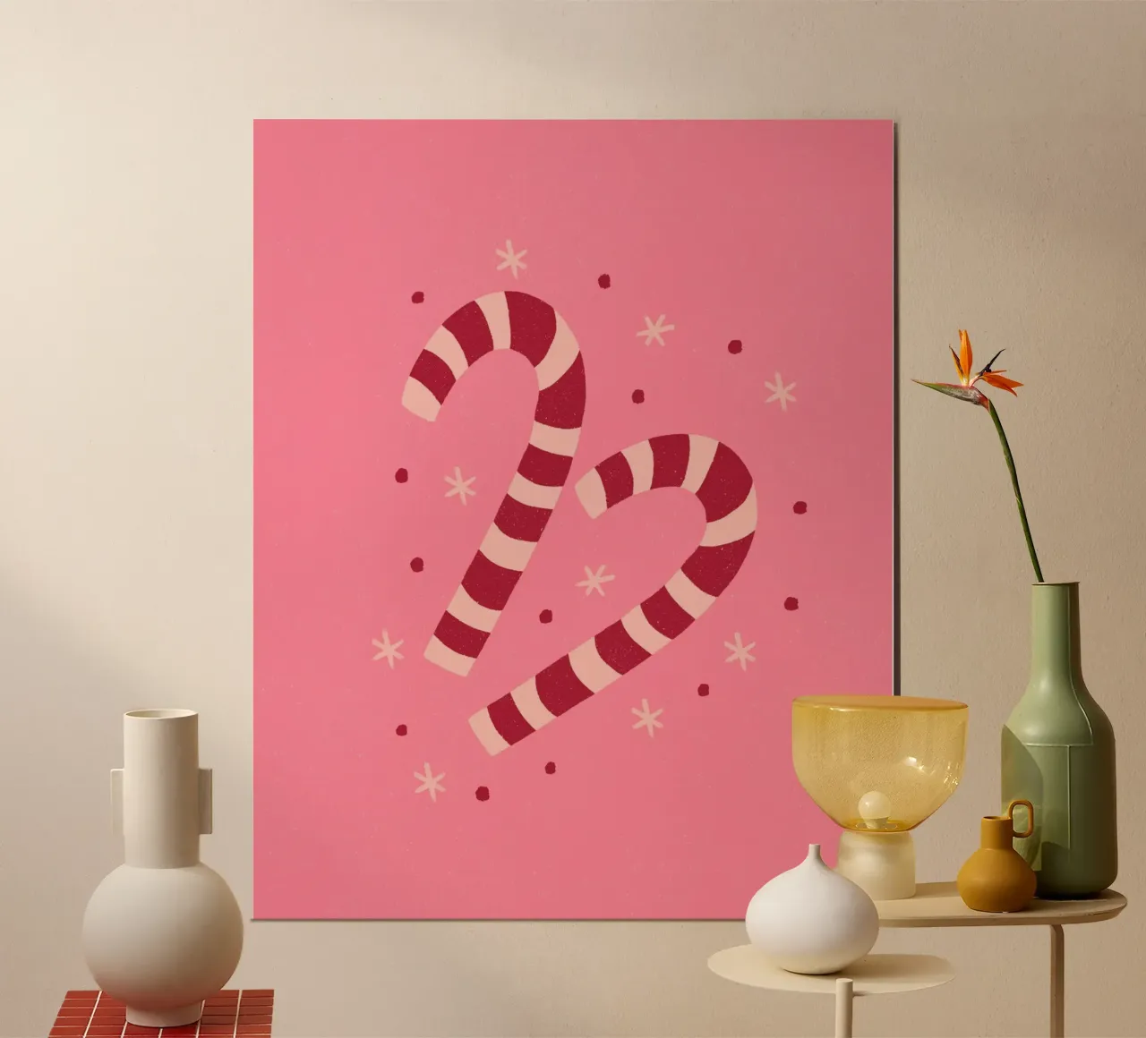 Candycanes poster da Wackapacka Holiday Shop