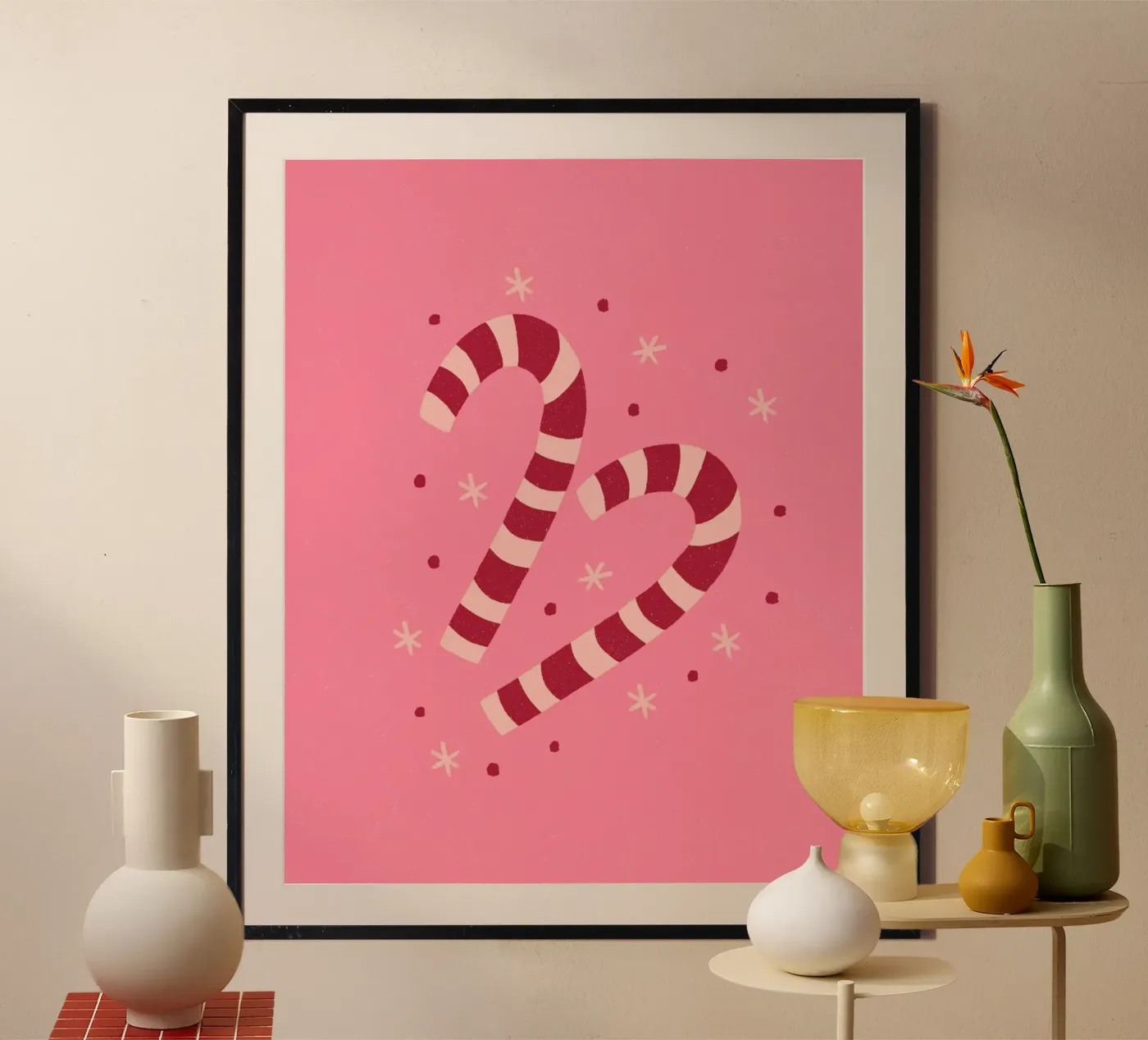 Snoepjes poster van Wackapacka Holiday Shop