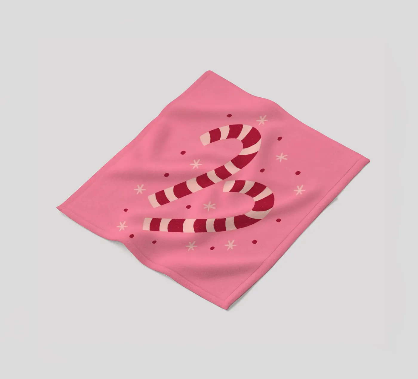 Candycanes fleecedeken van Wackapacka Holiday Shop